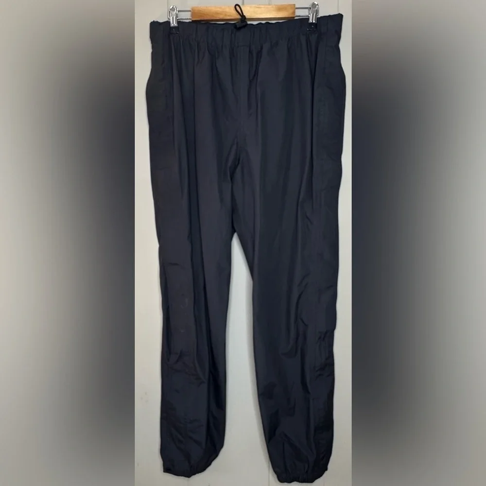 VTG L.L. Bean Gore-Tex Full Size Zip Mesh Lined Shell Pants Mens Large Tall